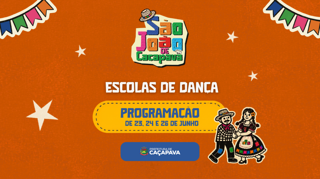Apresentação das escolas e grupos de dança na Festa de São João de Caçapava