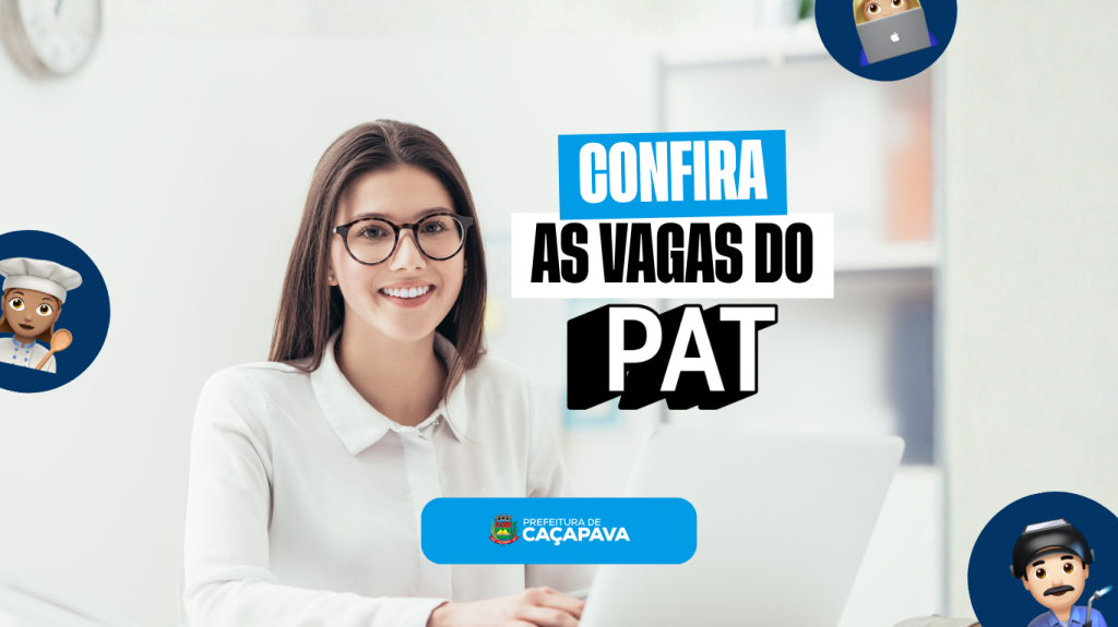 PAT de Caçapava divulga novas oportunidades de emprego