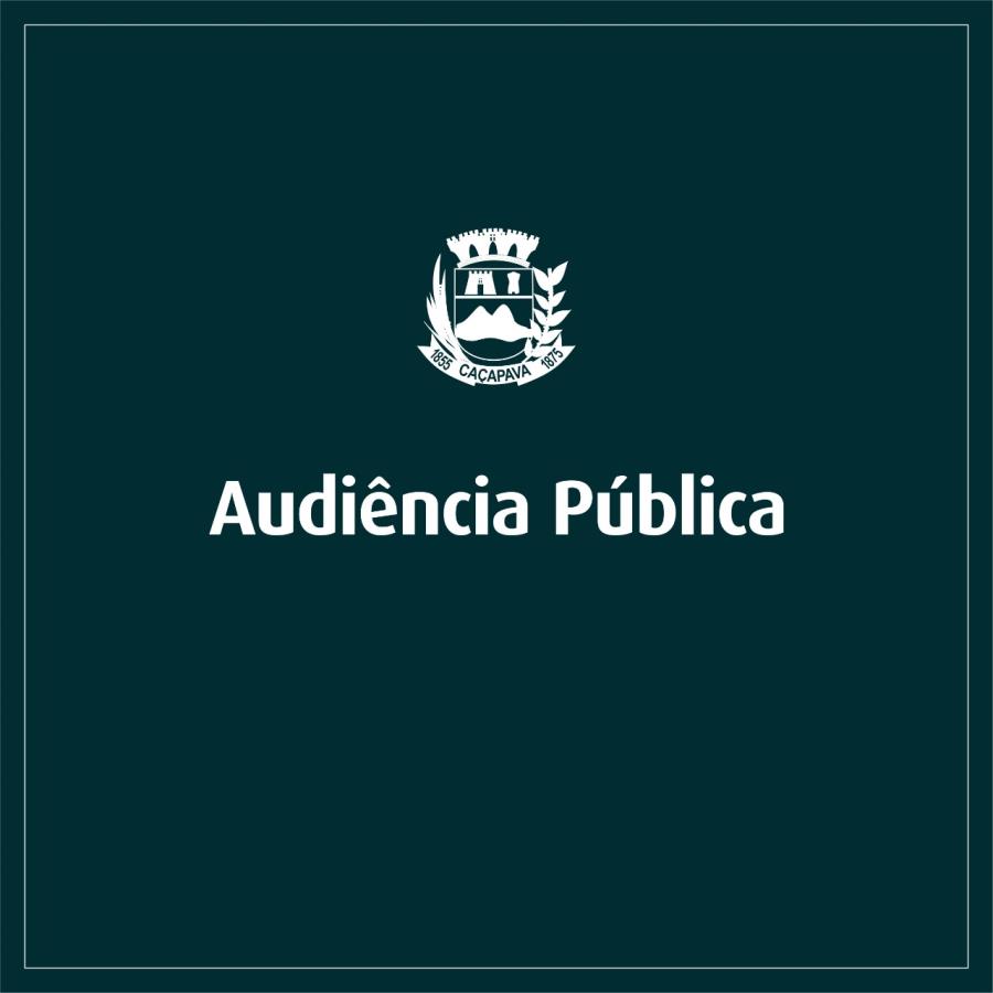 Prefeitura realiza audiência pública nesta quarta-feira (27) para apresentação de proposta da LDO