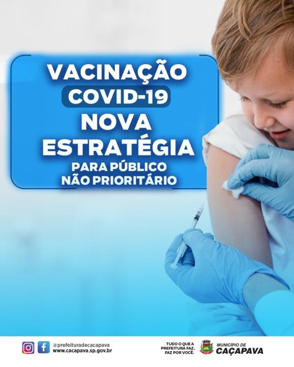 Vigilância divulga estratégia de vacinação contra a Covid-19 para público não prioritário