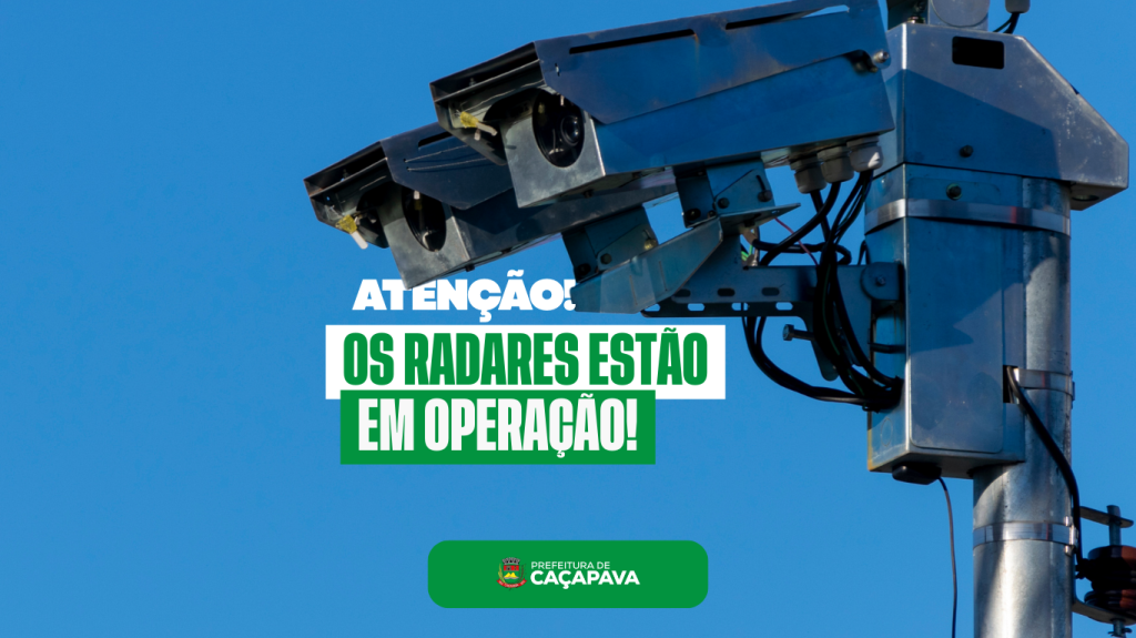 Radares entram em operação em Caçapava a partir de 23 de janeiro