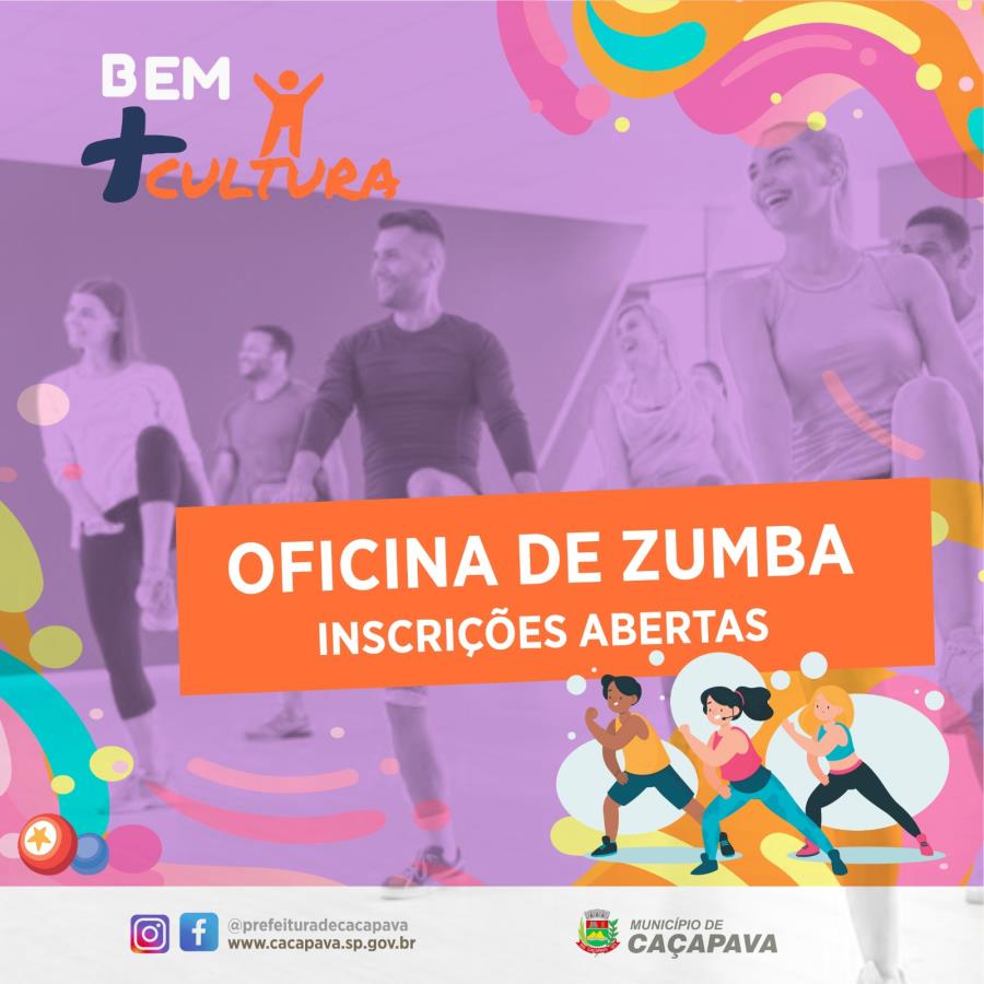 Projeto Bem + Cultura oferece 190 vagas em oficina gratuita de zumba