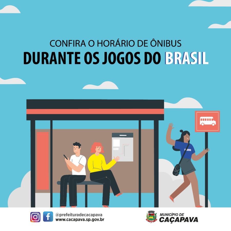 Confira o horário dos ônibus nos dias de jogos do Brasil na Copa do Mundo 2022