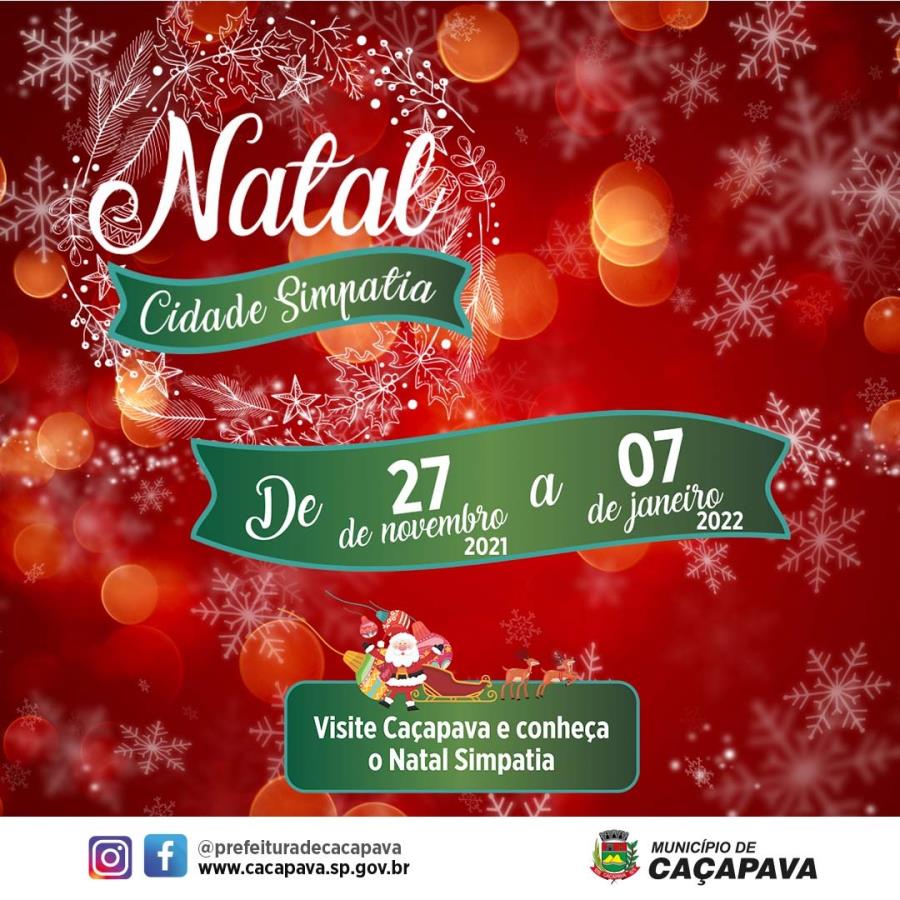 Decoração especial é atração do Natal em Caçapava - Prefeitura de Caçapava