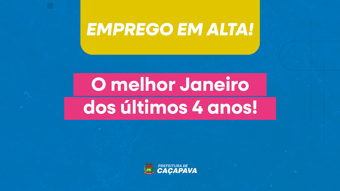 Emprego em Caçapava tem melhor janeiro dos últimos quatro anos