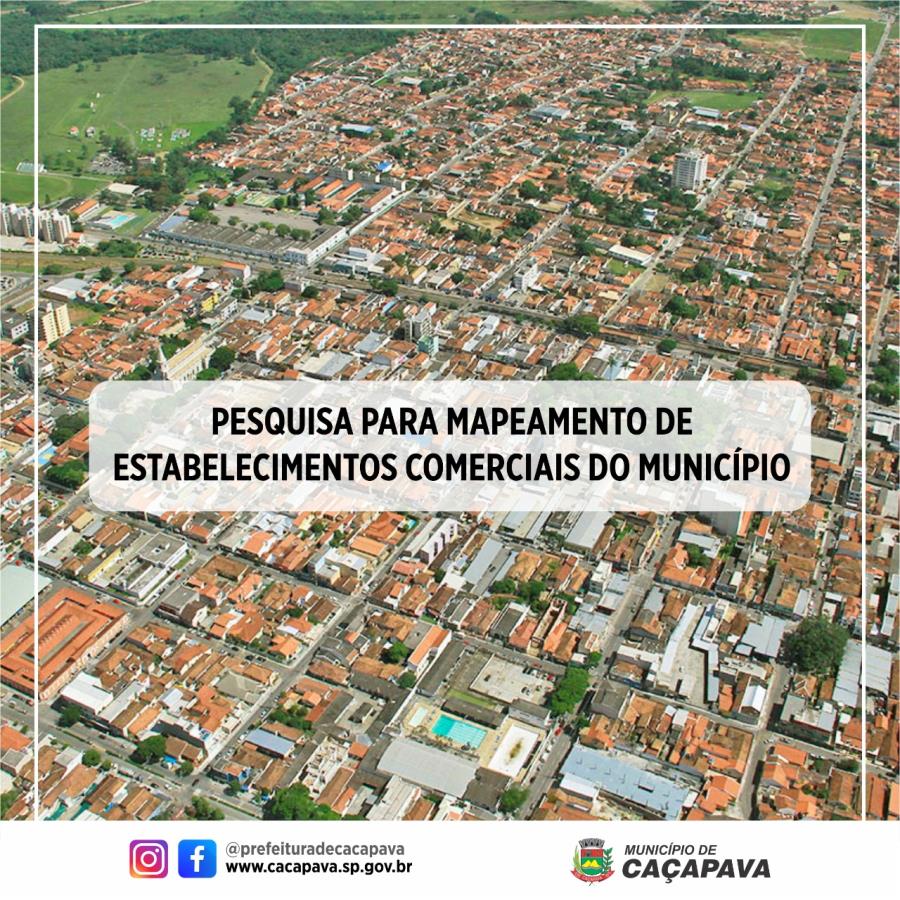 Prefeitura faz pesquisa para mapeamento de estabelecimentos comerciais do município