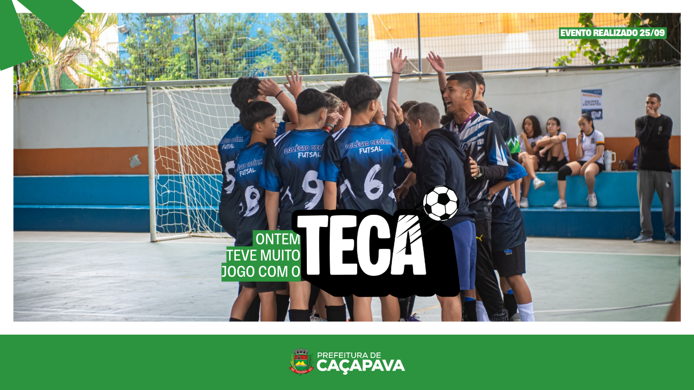 TECA Futsal movimenta escolas de Caçapava e segue para as finais