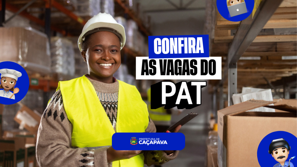 PAT de Caçapava divulga novas oportunidades de emprego