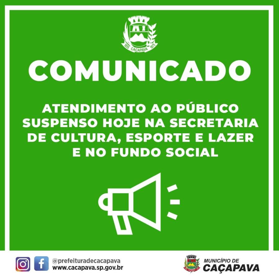 Divisão de Cultura suspende atendimento ao público nesta sexta-feira em razão de dedetização no prédio