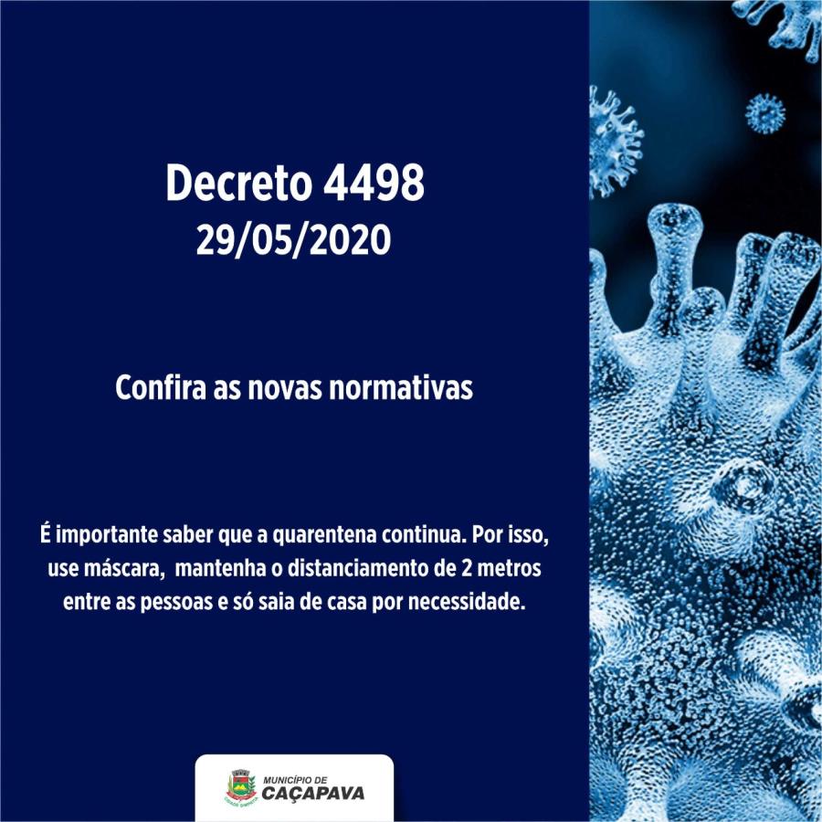 Novo decreto estende quarentena até 15 de junho em Caçapava