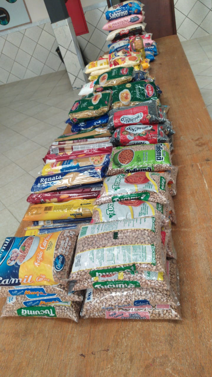 Fundo Social de Solidariedade recebe doação de alimentos do Grupo Escoteiro Caçapava