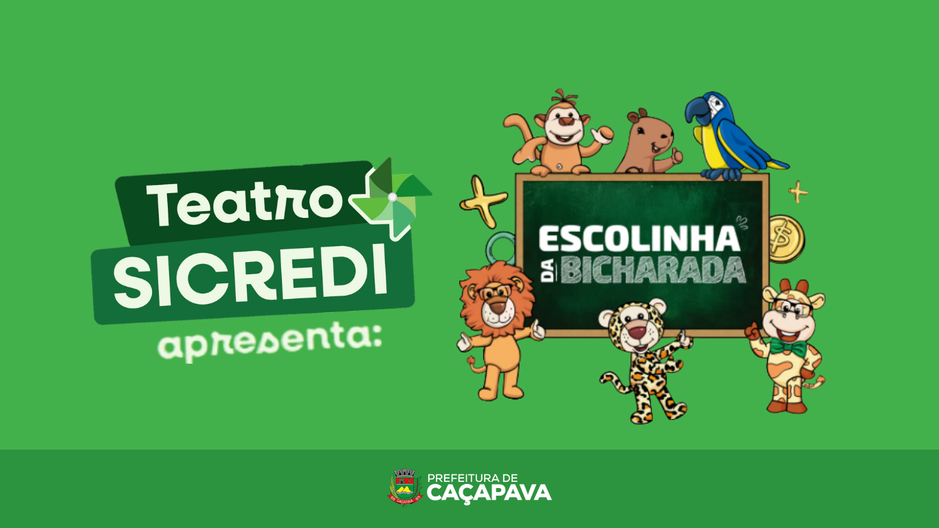 Caçapava promove educação financeira de forma lúdica com teatro Sicredi para crianças