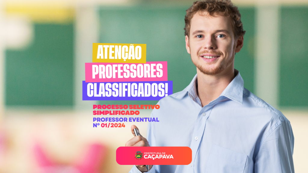 Secretaria de Educação solicita atualização cadastral de Professores Eventuais