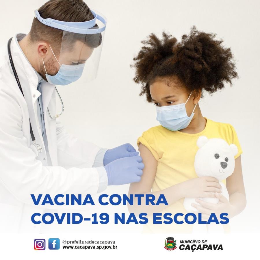 Saúde intensifica vacinação contra a Covid-19 de crianças nas escolas
