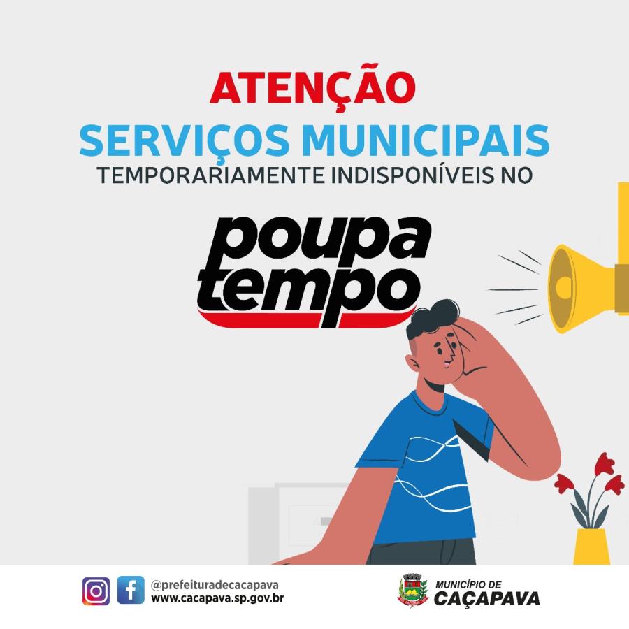 Problemas no servidor inviabiliza serviços municipais no Poupatempo