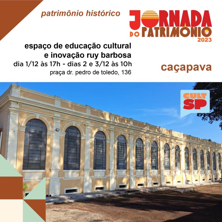 Jornada do Patrimônio do Estado de São Paulo retorna celebrando a cultura e história paulista de 1 a 3 de dezembro