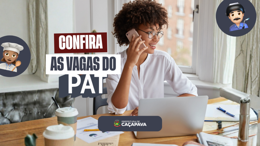 PAT de Caçapava divulga novas oportunidades de emprego