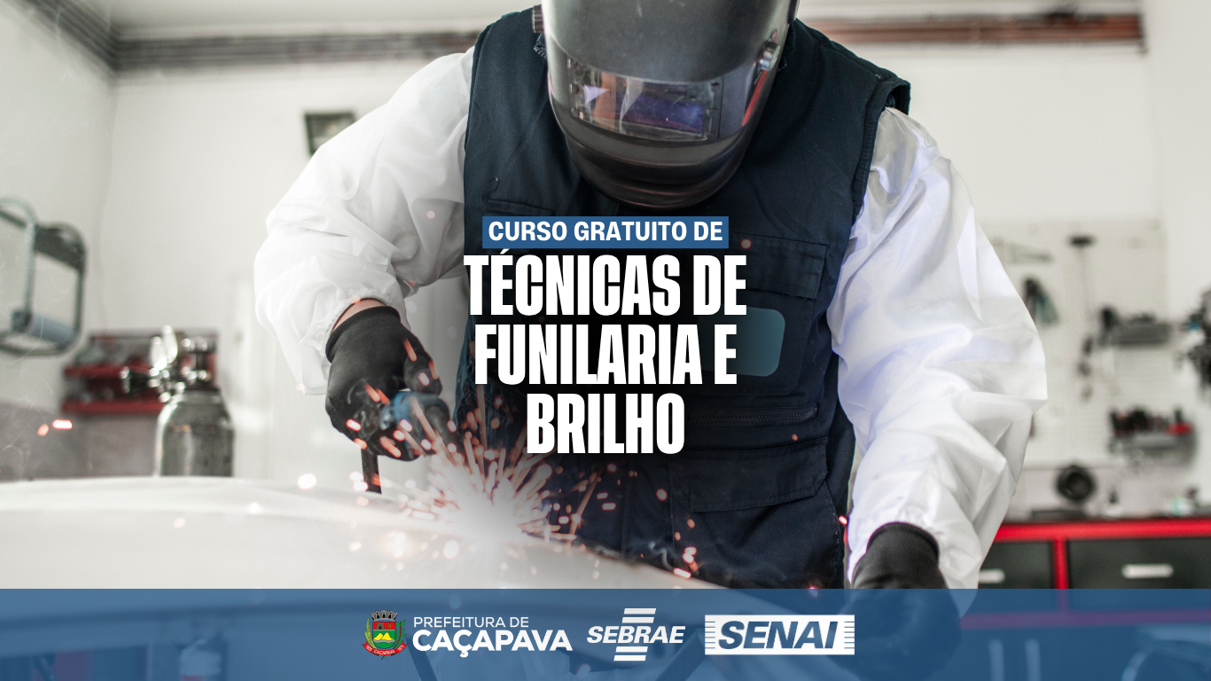 Curso gratuito de Funilaria e Brilho é oferecido em Caçapava