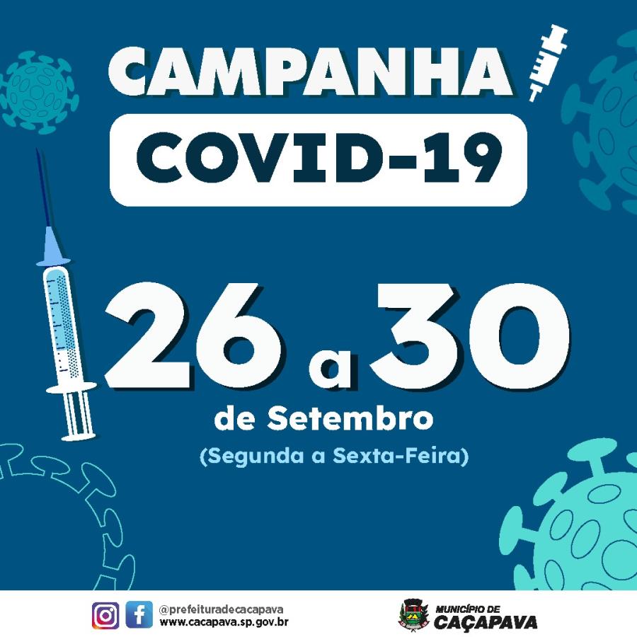 Campanha contra a Covid continua com a aplicação da 4ª dose para pessoas de 18 anos ou mais