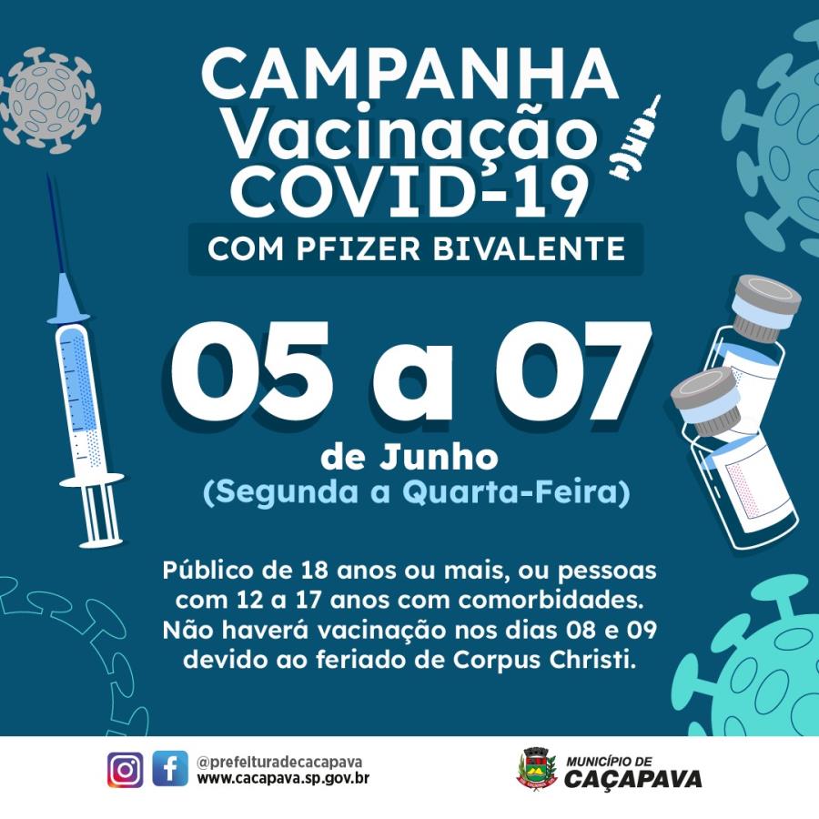 Vacinação Bivalente contra a Covid-19 continua na próxima semana