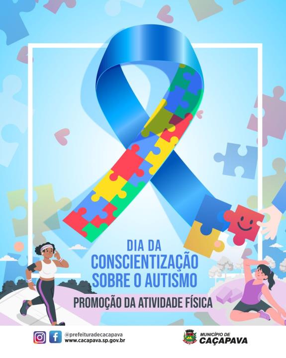 Saúde realiza campanha de conscientização sobre autismo e atividade física no mês de abril