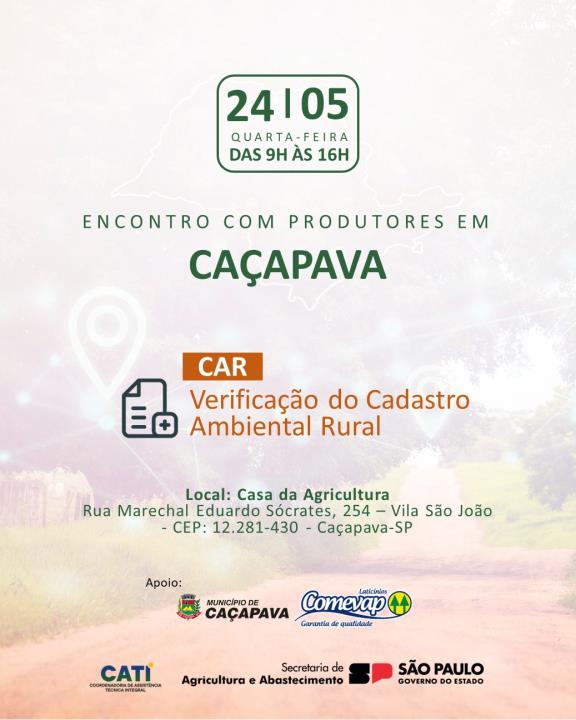 CATI realiza encontro de produtores em Caçapava