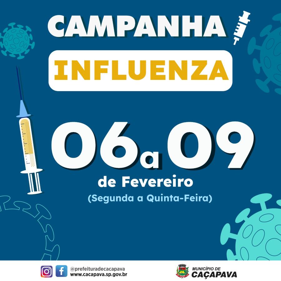 Campanha de vacinação contra a Influenza continua na próxima semana