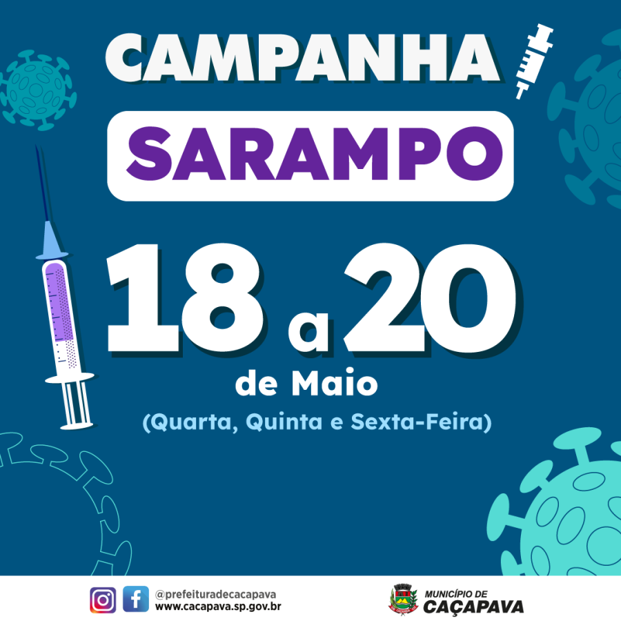Continua vacinação contra o Sarampo 