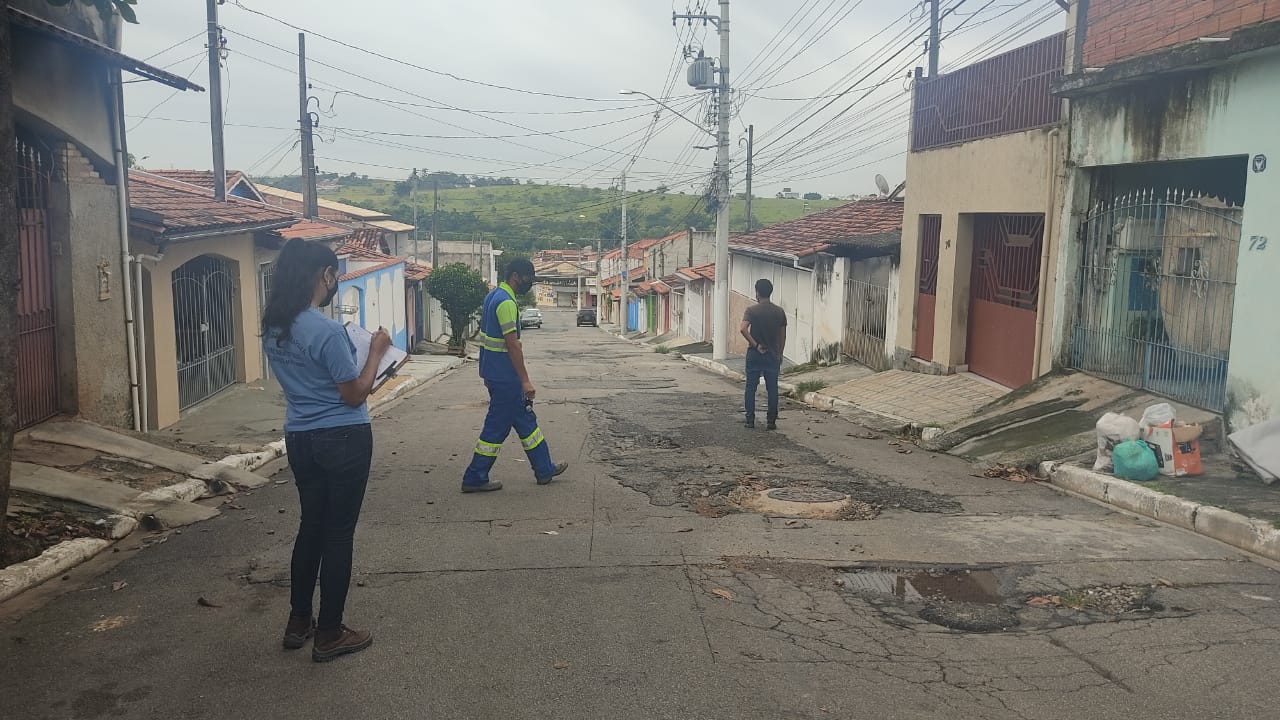 Prefeitura notifica Sabesp para reparos em vias públicas