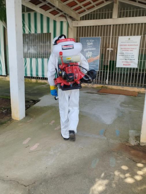 Escolas da rede pública recebem nebulização de combate ao Aedes Aegypti