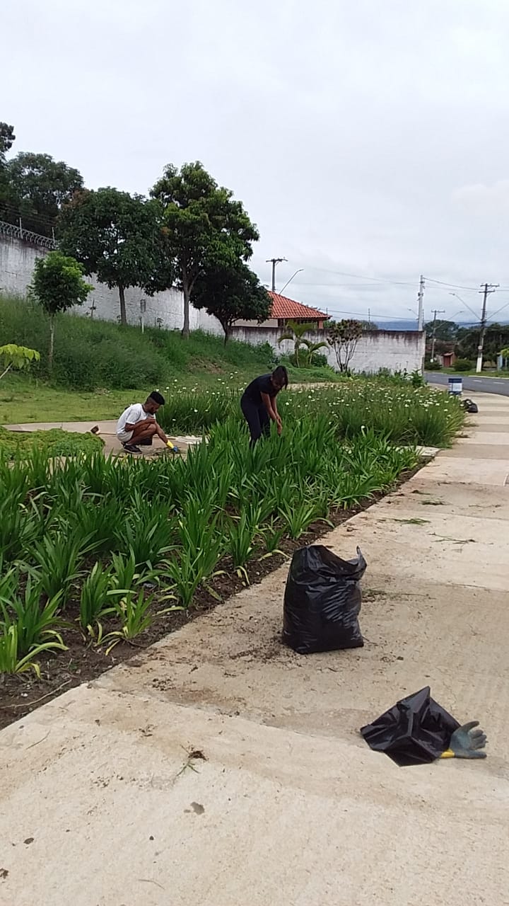 Prefeitura realiza manutenção de praças e jardins