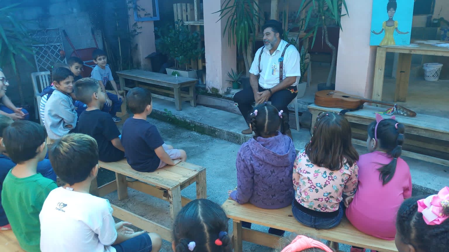 Alunos da escola rural Durvalina participam de apresentação em comemoração ao Dia da Escola