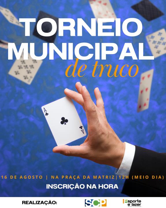 🃏 Torneio Municipal de Truco — Vem jogar com a gente!
