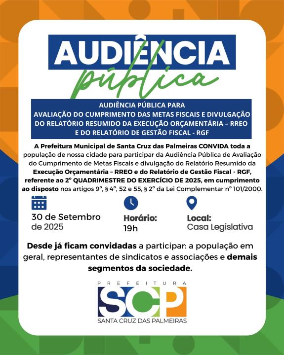 📢 Convite Especial à População 🤝