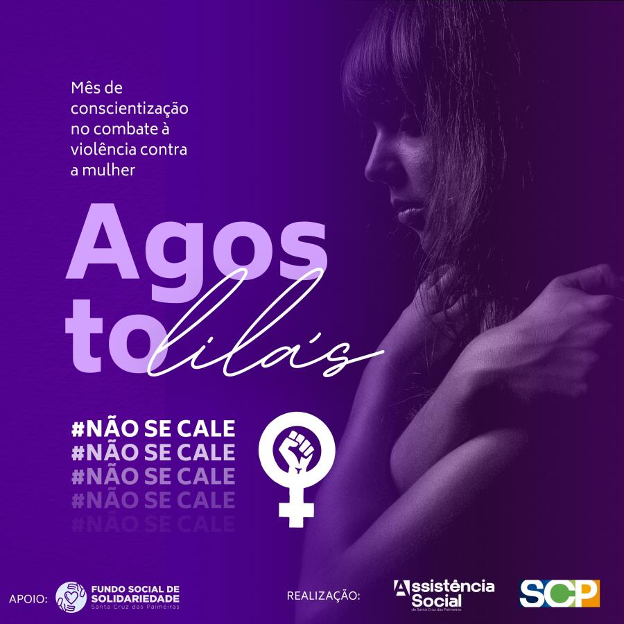 ✨💜 Agosto Lilás – Juntos contra a violência contra a mulher!