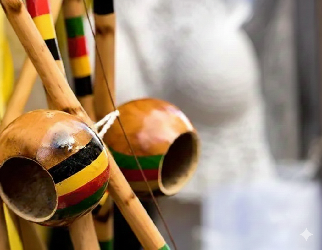 ESCOLA PROJETO “SENNA EM AÇÃO” SEDIA OFICINA GRATUITA “ORQUESTRA TATUIANA DE BERIMBAUS”, COM MESTRE LABLAK