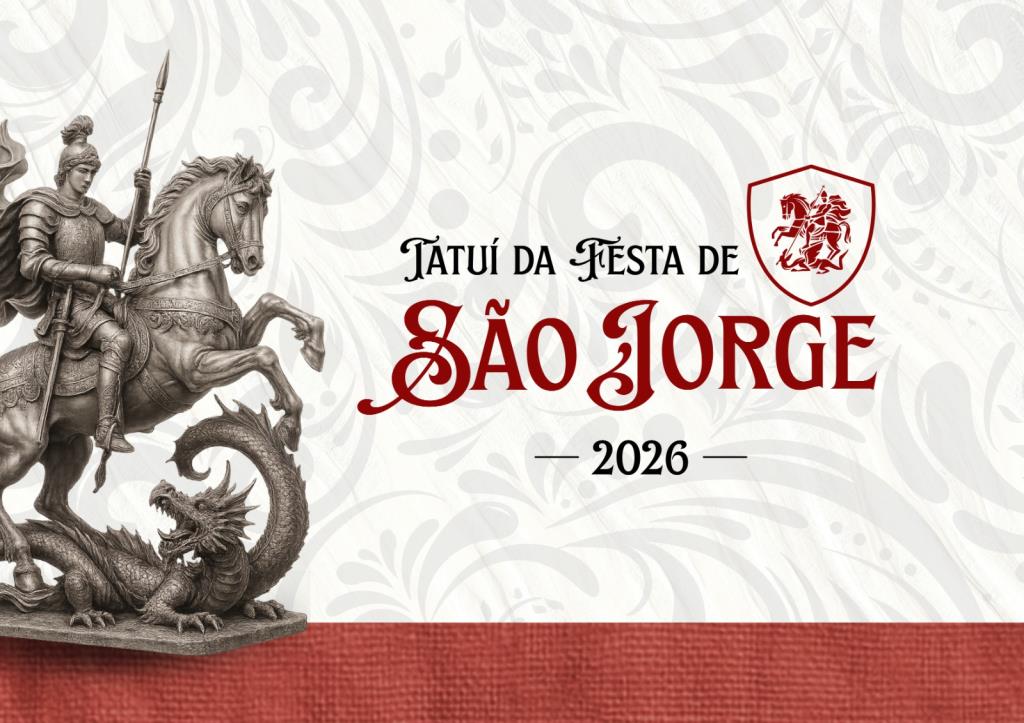 FESTA DE SÃO JORGE 2026 REÚNE TRADIÇÃO, FÉ E SOLIDARIEDADE NA ESTÂNCIA TURÍSTICA DE TATUÍ NO DIA 26 DE ABRIL