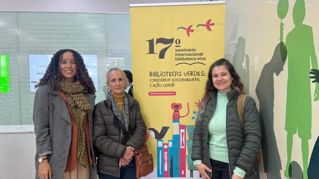 BIBLIOTECA MUNICIPAL REPRESENTA TATUÍ EM SEMINÁRIO INTERNACIONAL SOBRE LEITURA, INCLUSÃO E SUSTENTABILIDADE
