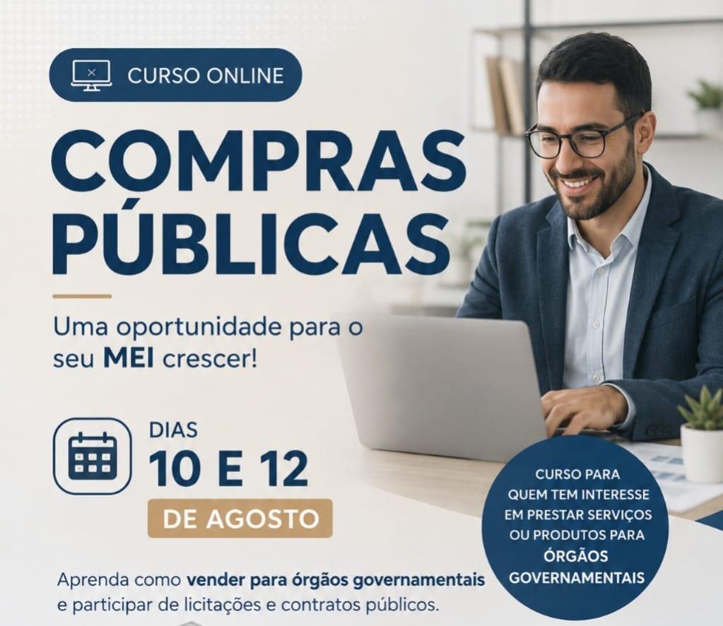 SEBRAE - CAPACITAÇÃO GRATUITA: COMPRAS PÚBLICAS