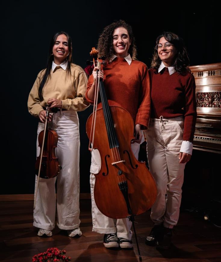 SAMBA NO FEMININO GANHA DESTAQUE NO “MÚSICA NA PRAÇA” DESTE SÁBADO (28/3), COM O TRIO SOM DE MARIA