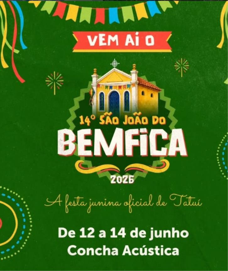 14ª EDIÇÃO DA FESTA JUNINA DE SÃO JOÃO DO BEMFICA