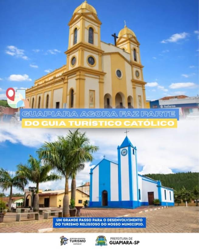 Guapiara agora faz parte do Guia Turístico Católico do Estado de São Paulo!