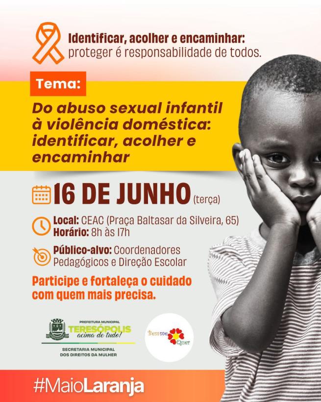 SMDM  promove capacitação sobre identificação e enfrentamento da violência contra crianças, adolescentes e mulheres