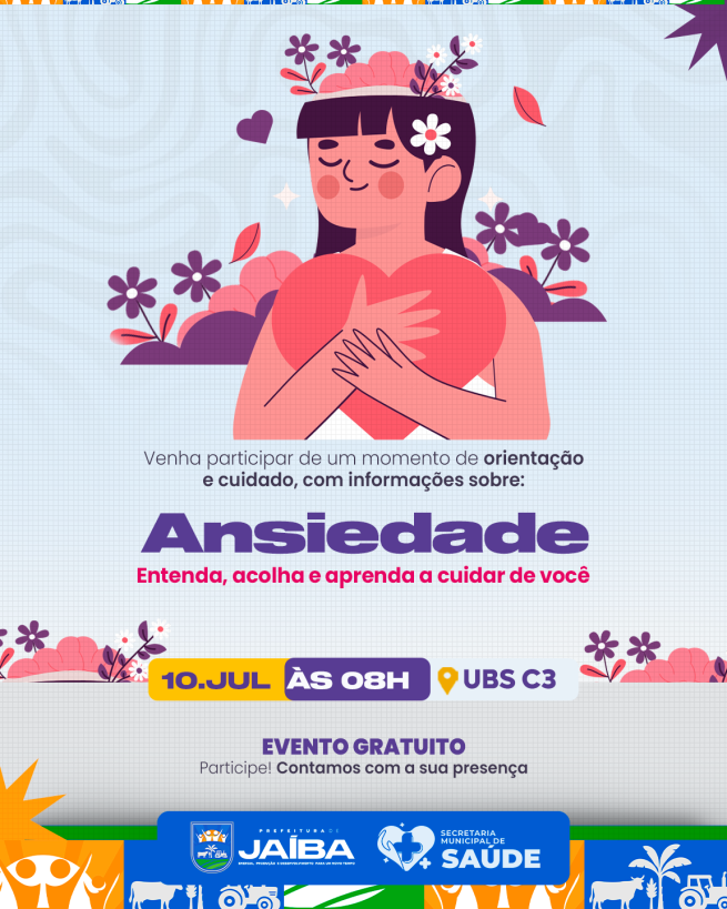 Evento sobre Ansiedade – Jaíba/MG – 2026