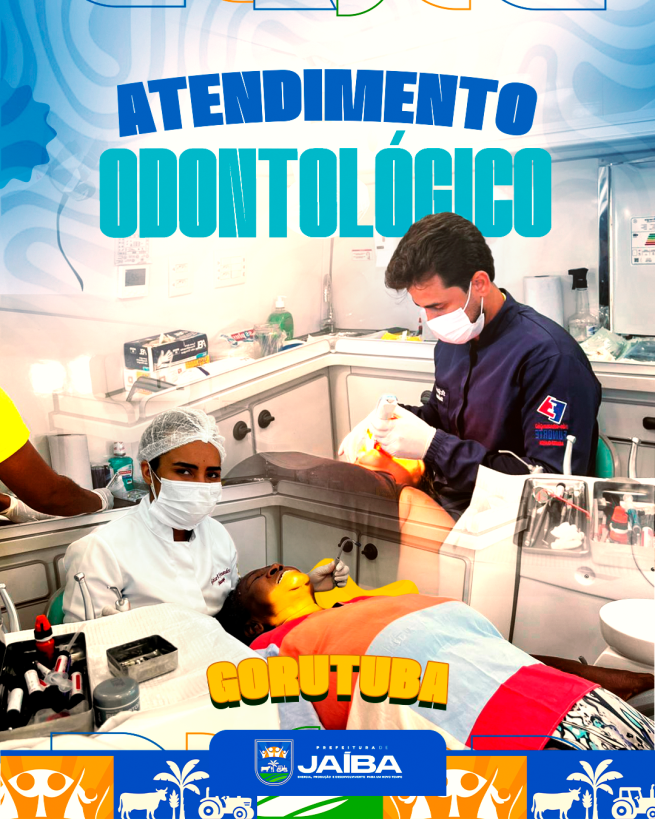 JAÍBA REALIZA O PRIMEIRO ATENDIMENTO MÓVEL ODONTOLÓGICO NO GORUTUBA