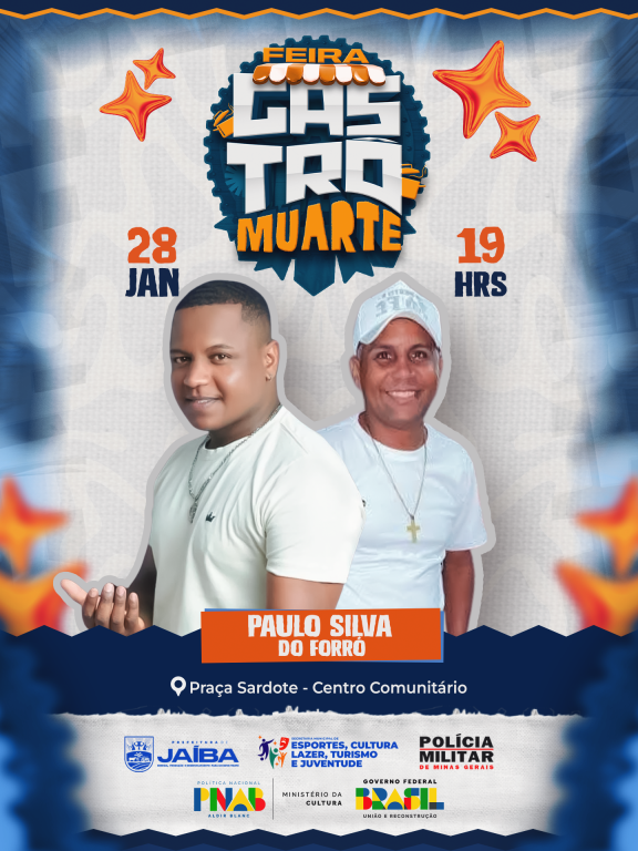 FEIRA GASTRÔMUARTE EM JAÍBA COM RECURSOS DA LEI ALDIR BLANC - CULTURA E GASTRONOMIA EM SÓ UM LUGAR!