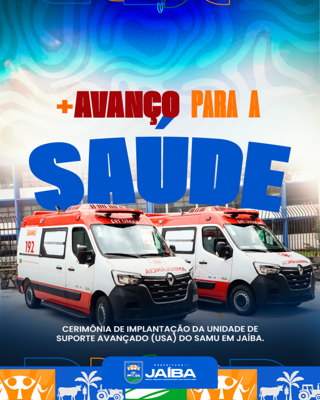 MAIS AVANÇO PARA A SAÚDE DE JAÍBA
