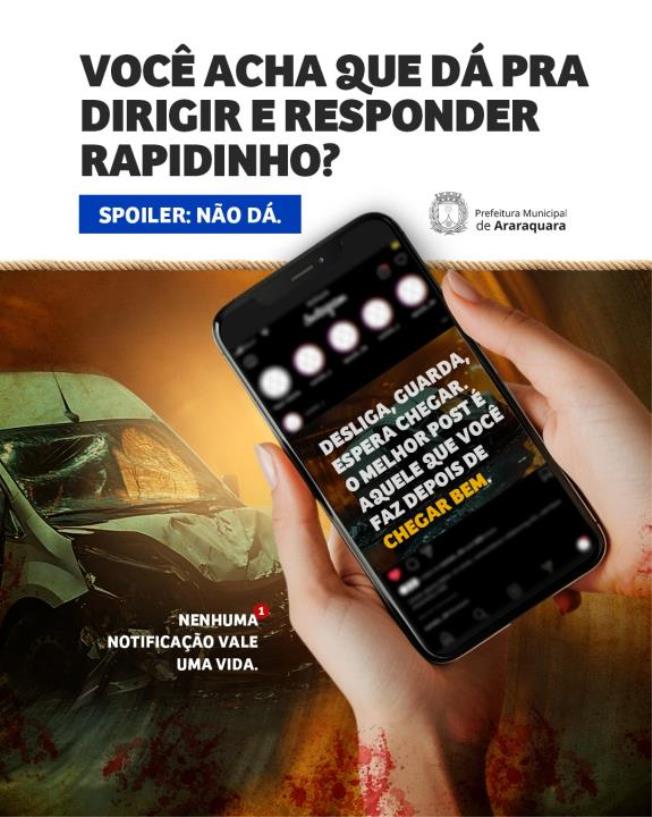 Campanha Digital- No trânsito, qualquer segundo pode mudar tudo!