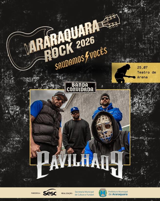 Araraquara Rock divulga parte da programação de bandas convidadas e tem início na próxima semana