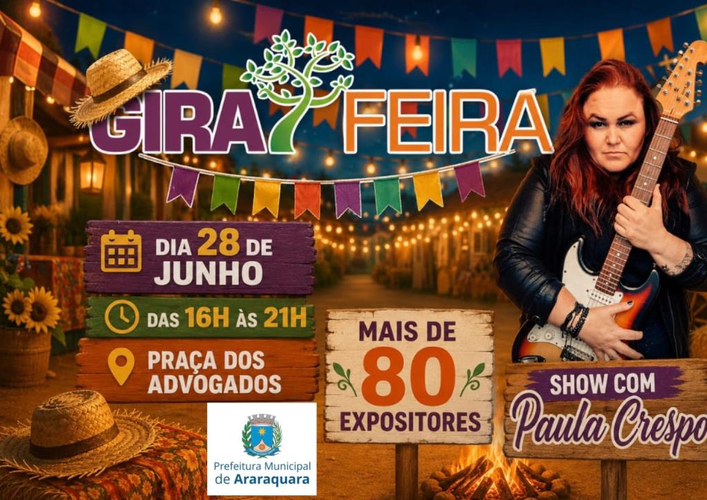 GiraFeira reúne 80 expositores na Praça dos Advogados neste domingo (28)